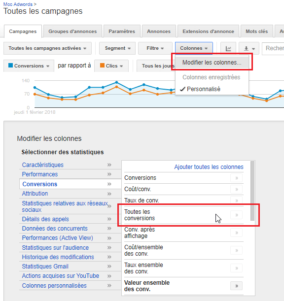 conversions hors ligne