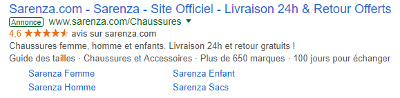 extensions annonces google